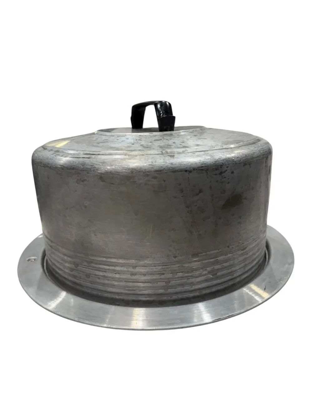 Vintage Regal Ware Aluminum Cake‎ Carrier with Lid & Locking Base USA